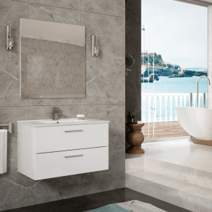 mueble de baño IMC suspendido dos cajones