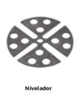 Nivelador de caucho